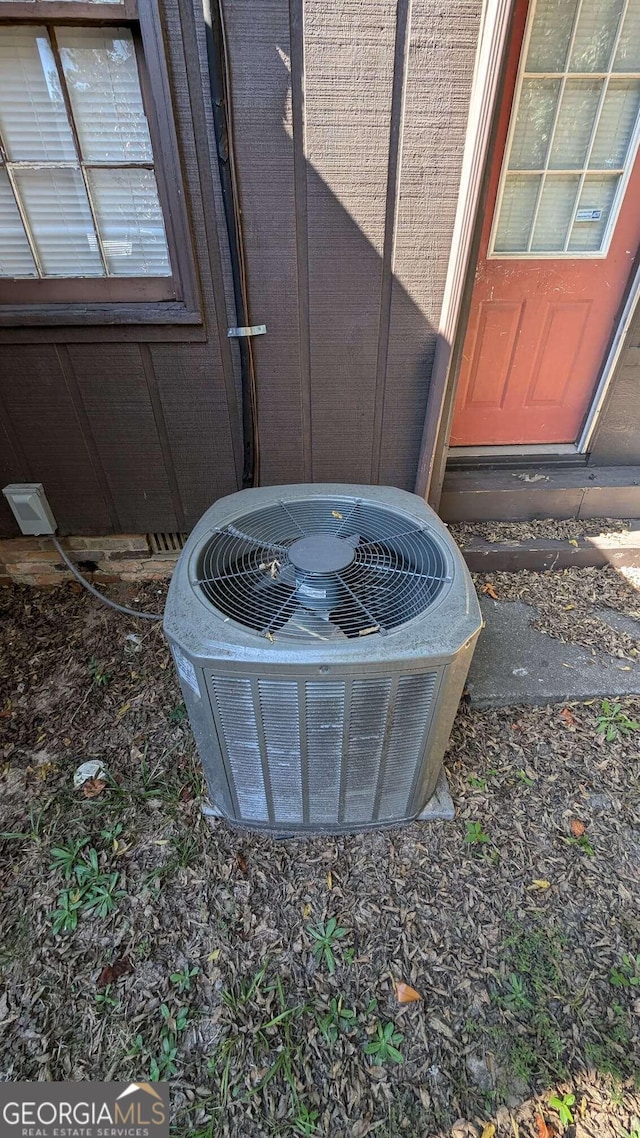 exterior details with central AC unit