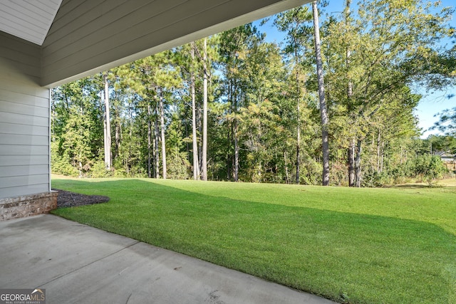 417 Lakeview Pl, Macon, GA 31211 - view of grassy yard featuring a patio area