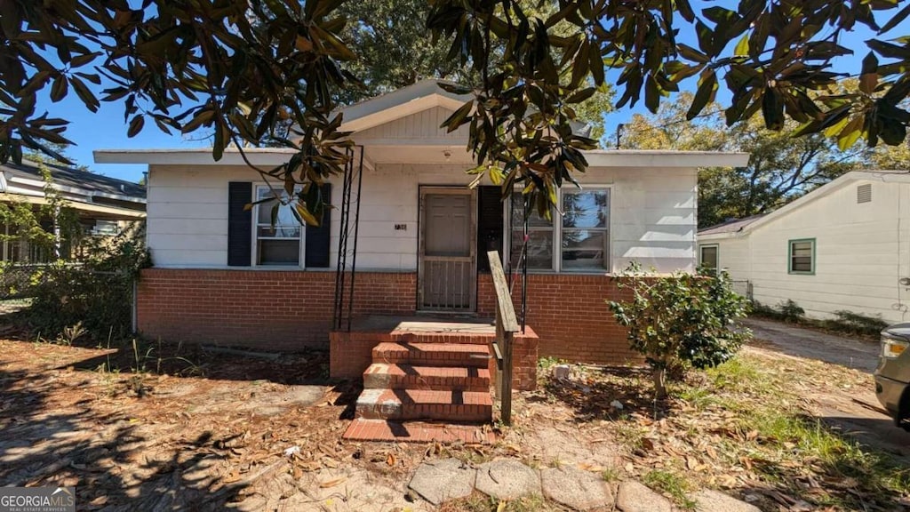 view of bungalow-style home