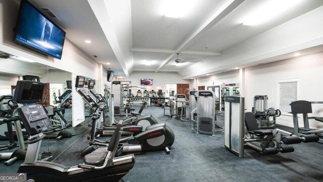 view of exercise room