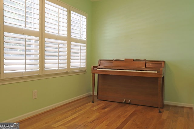 misc room featuring hardwood / wood-style floors