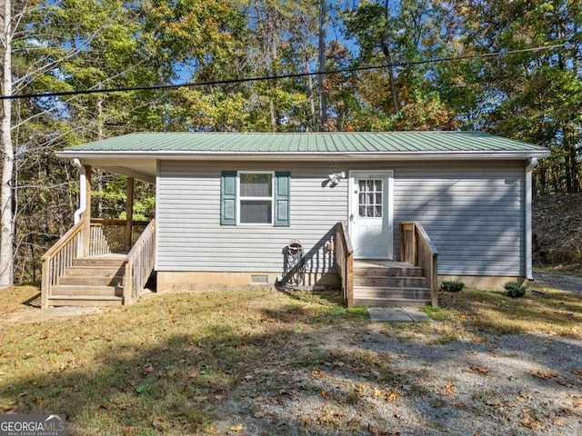 view of front of home