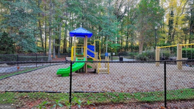 view of play area