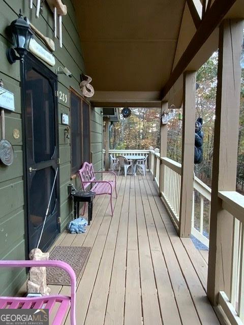 289 Cypress Cir, Ellijay, GA 30540 - deck with a porch