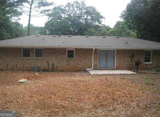 rear view of house featuring a patio area