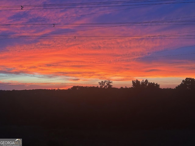 view of nature at dusk