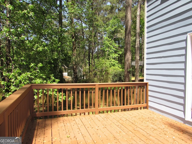 view of deck