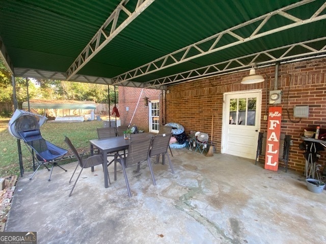 view of patio