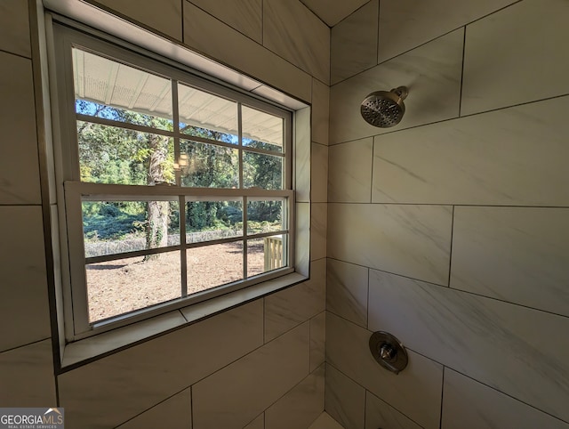 room details featuring a shower