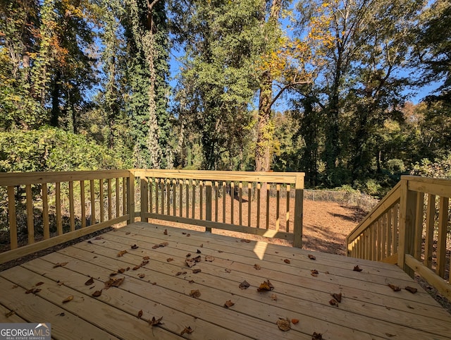 view of deck