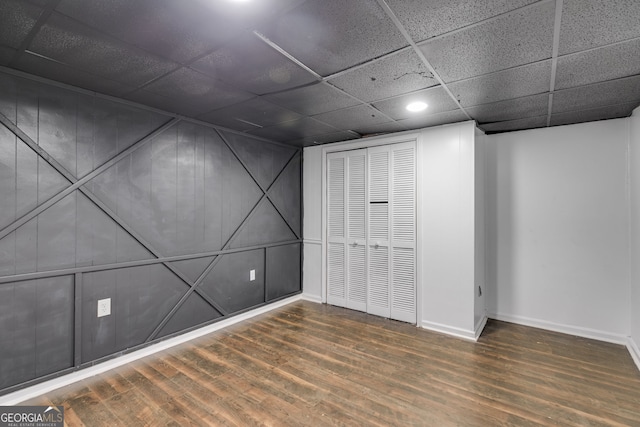 bonus room featuring dark hardwood / wood-style floors