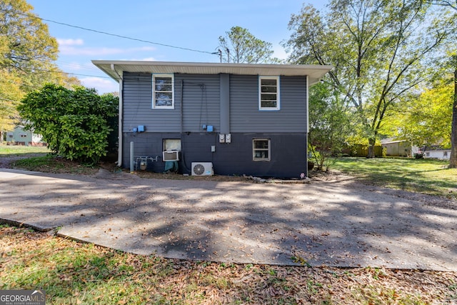 view of rear view of property