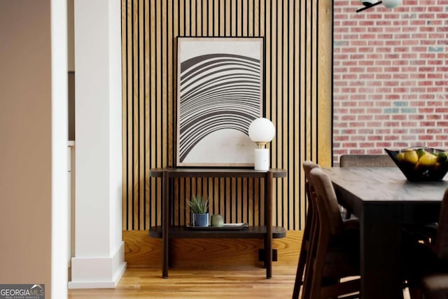 room details featuring wood-type flooring