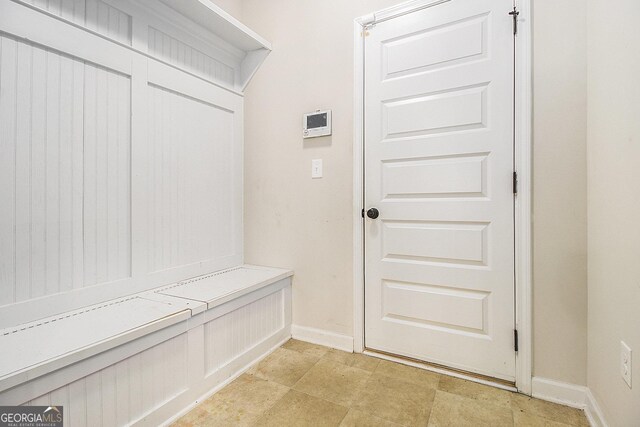 view of mudroom