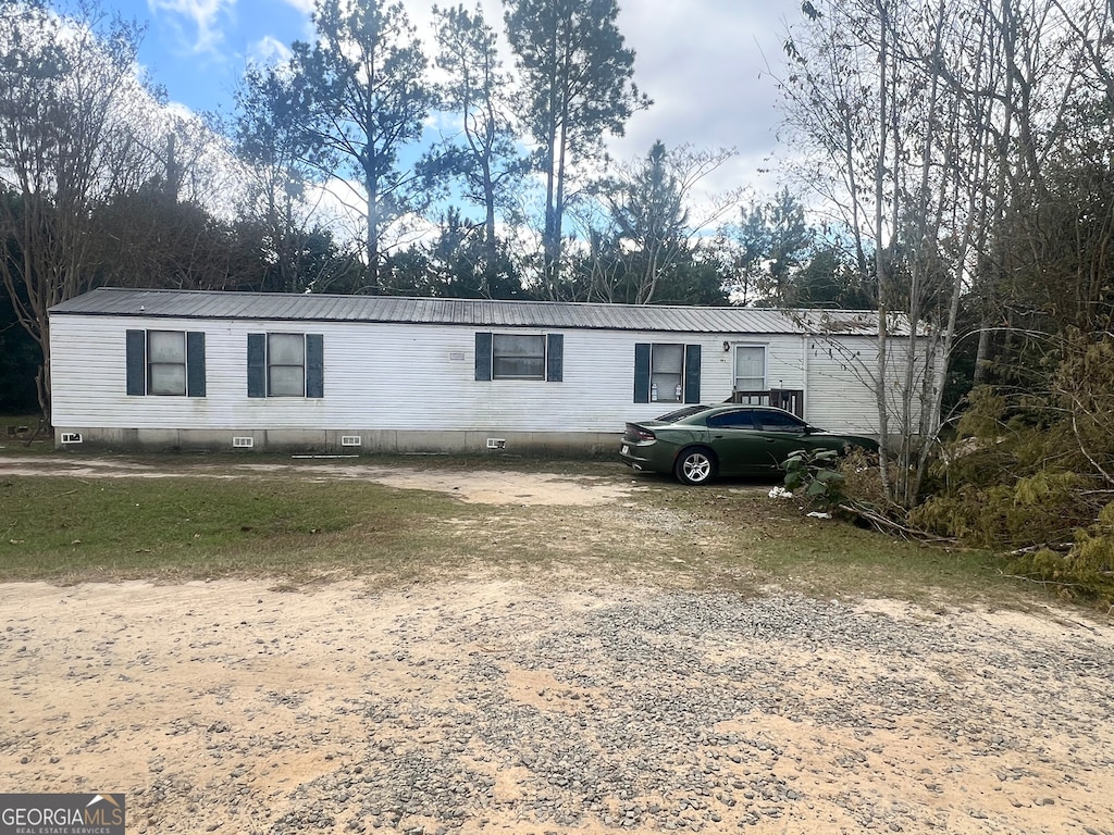 view of manufactured / mobile home