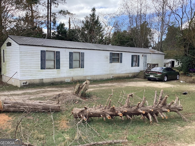 view of manufactured / mobile home