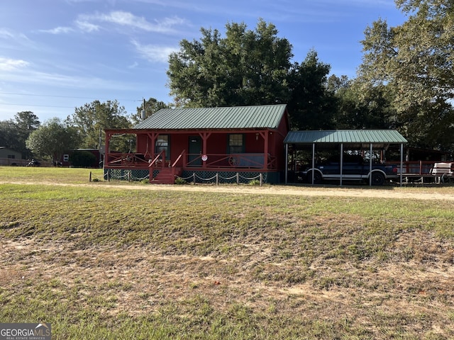 view of stable