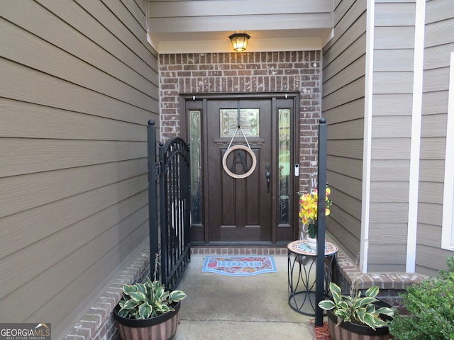 view of property entrance