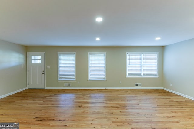 entryway featuring light hardwood / wood-style flooring