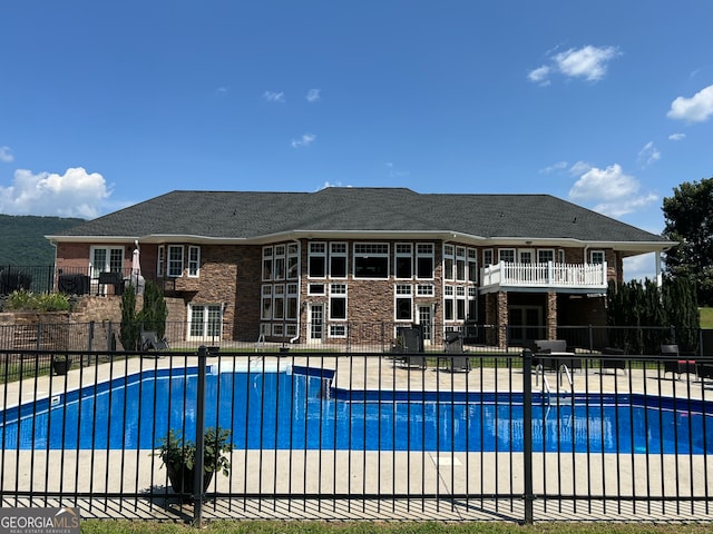 view of pool