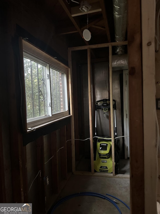 view of utility room