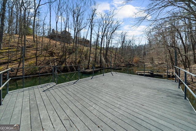 view of deck