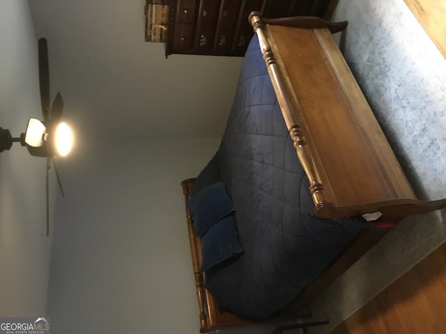 bedroom featuring wood-type flooring