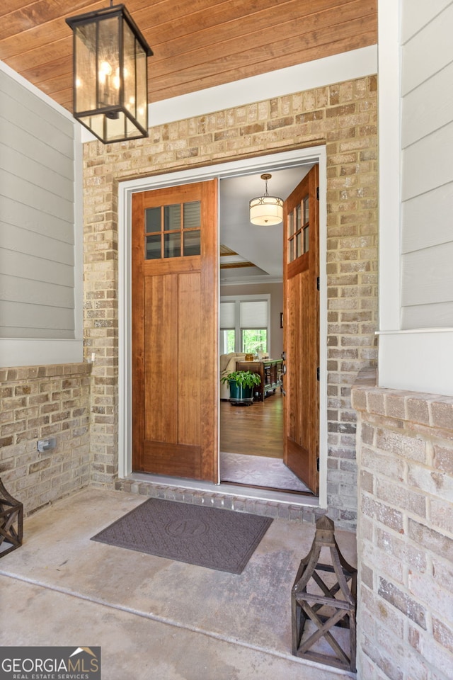 view of entrance to property