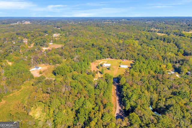 1000 Nails Creek Xing, Royston, GA 30662 - aerial view of property and surrounding area with a forest