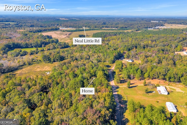 1000 Nails Creek Xing, Royston, GA 30662 - view of property location featuring a heavily wooded area