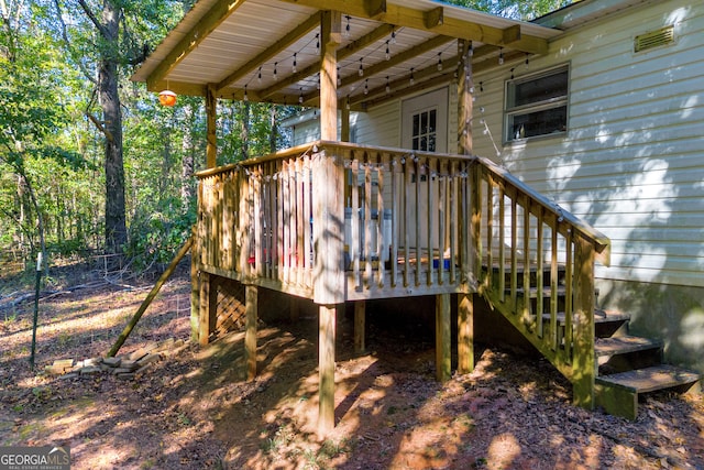 1000 Nails Creek Xing, Royston, GA 30662 - view of deck