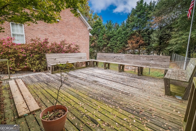 view of deck