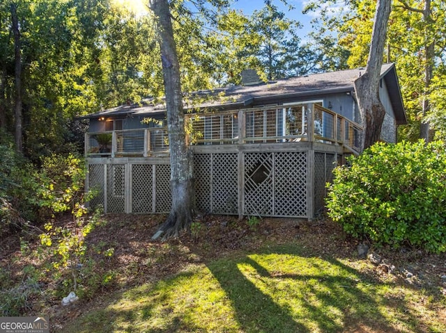 view of outbuilding