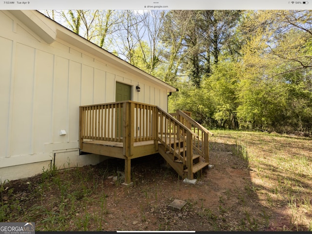 view of deck