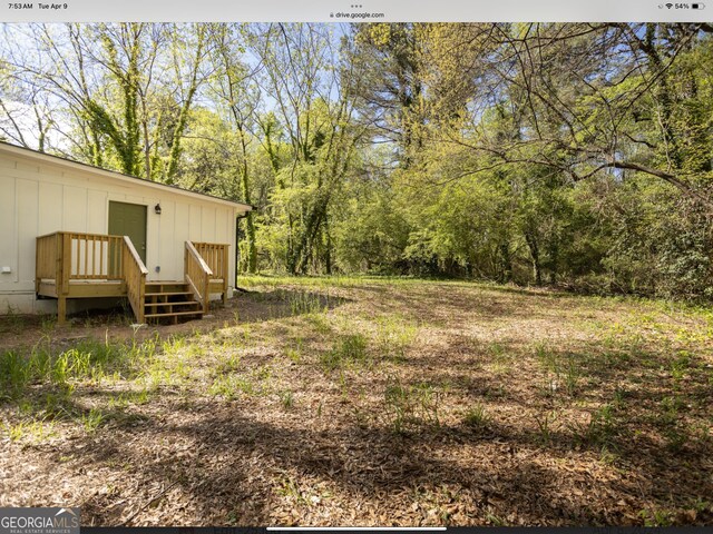 3363 Delmar Ln NW, Atlanta, GA 30331 - view of yard with a deck