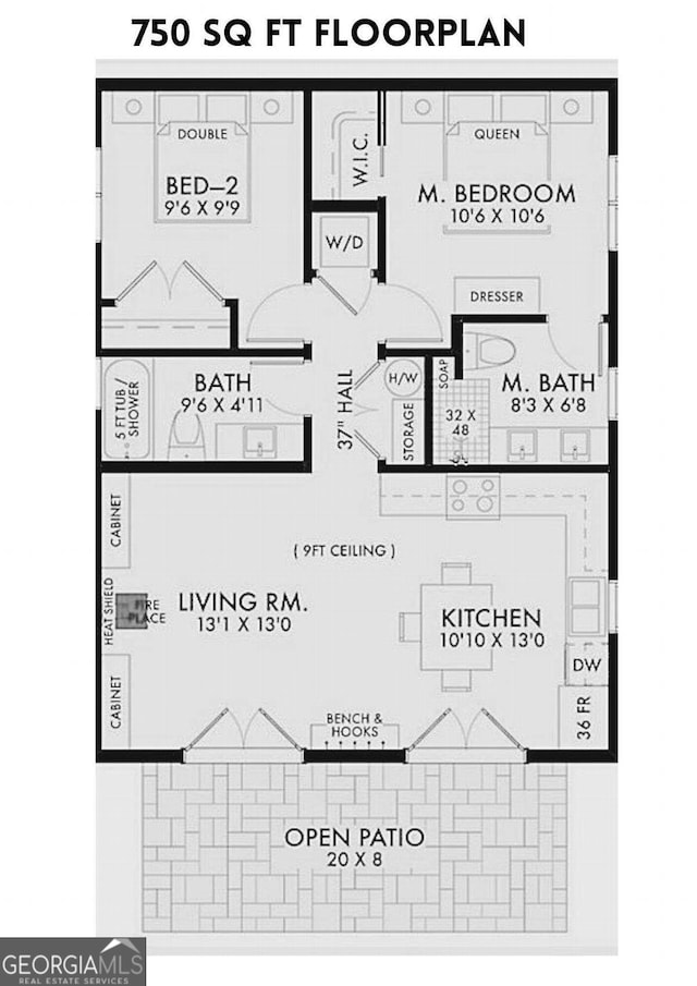 view of layout