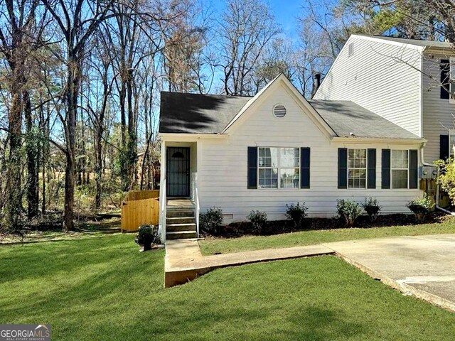 view of front of property featuring central AC