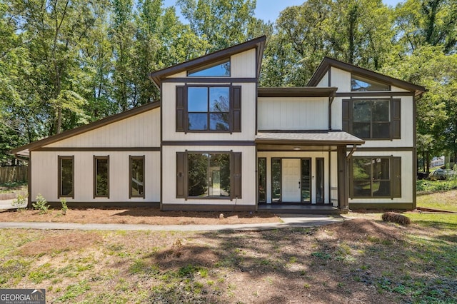 view of rear view of house