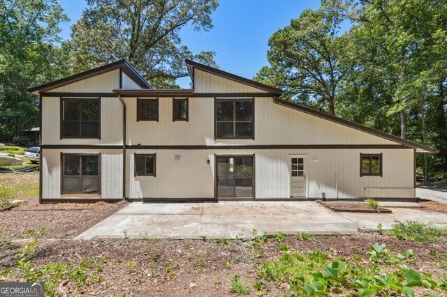 view of rear view of property