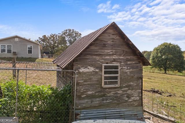 view of outbuilding