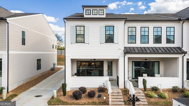 view of front of house with a porch