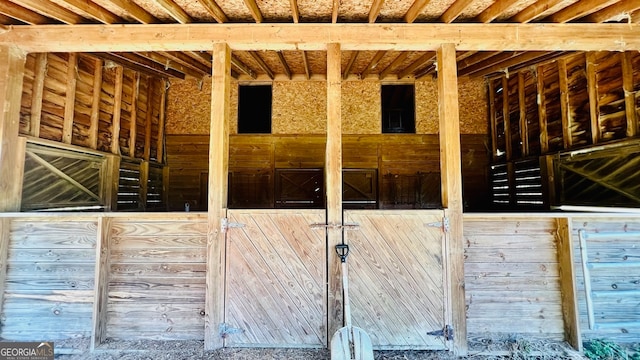 view of stable