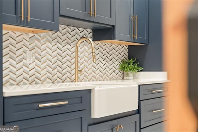 kitchen featuring backsplash