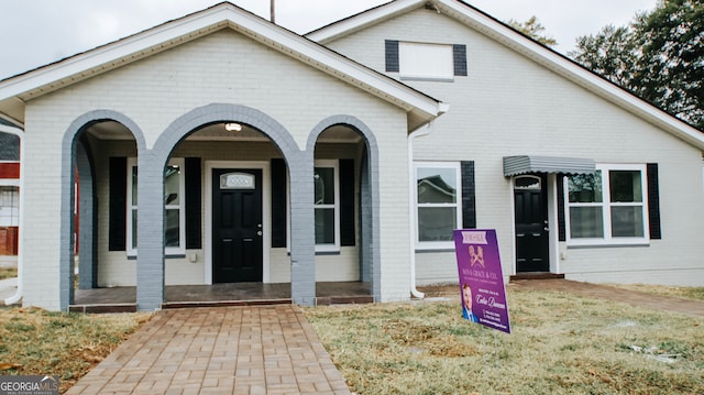 bungalow-style home featuring a porch