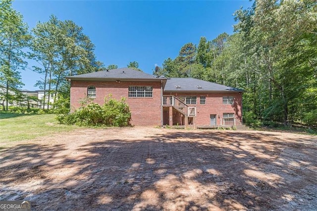 view of rear view of house