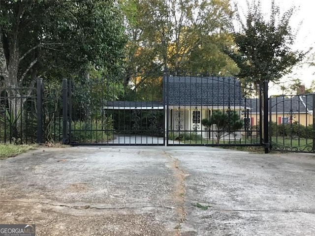 gate with fence