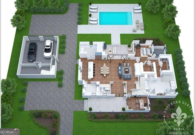 view of layout