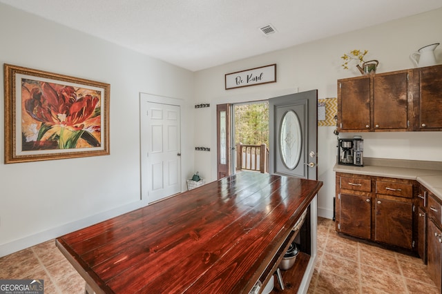 view of dining space