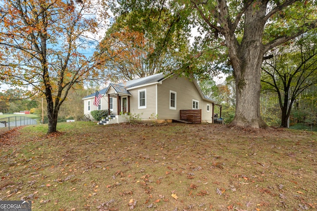 view of front of home