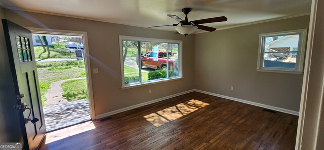 hallway with baseboards and light tile patterned flooring